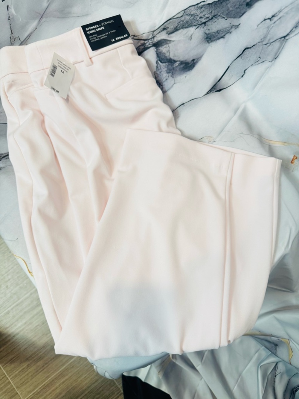 Ricki's Blush Pink Cropped Ankle Pants (SO pretty)